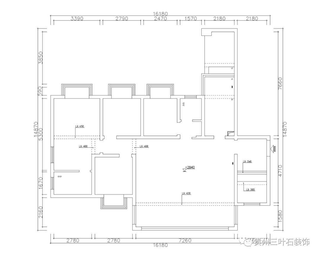 145㎡ 横厅-时代顺城 | 沉浸在奶油风的温柔里…